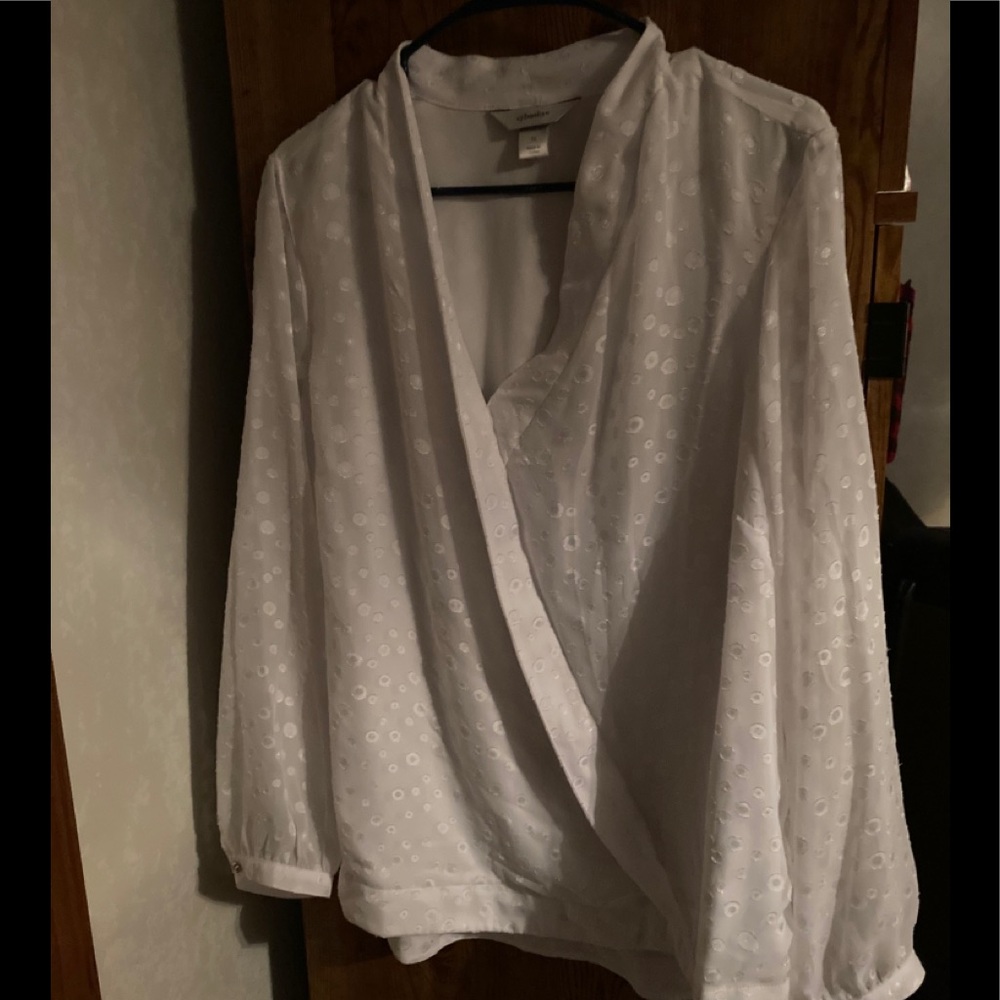Cj Banks long sleeve top